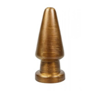 Большая анальная пробка Chisa Dark Muscle Gold