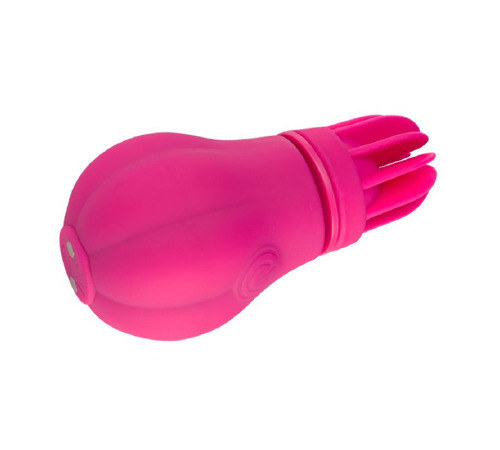 Вібратор Adrien Lastic Caress з насадками для стимуляції ерогенних зон, які обертаються.