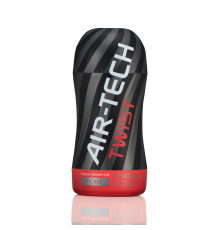 Мастурбатор Tenga Air-Tech TWIST Tickle Red с изменяемой тугостью обхвата, эффект глубокого минета