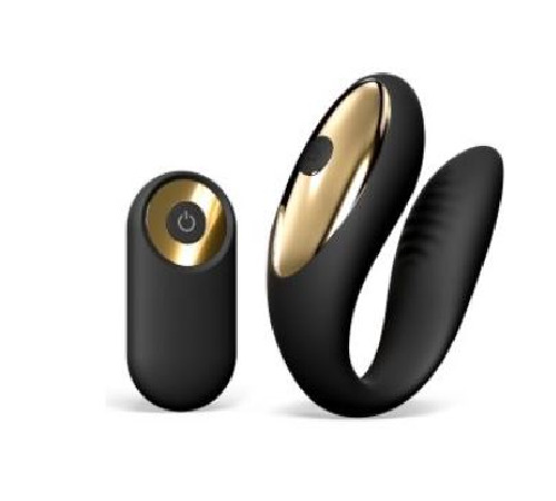 Вибратор для пар Dorcel PERFECT LOVER с пультом ДУ, 10 режимов работы, 2 мотора