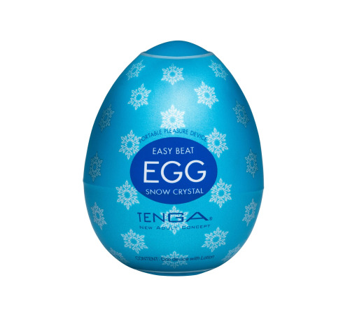 Мастурбатор-яйцо Tenga Egg Snow Crystal с охлаждающим лубрикантом