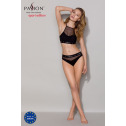 Трусики с прозрачной вставкой Passion PS006 PANTIES black, size M