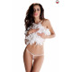Трусики микро стринги MT003 white - Passion