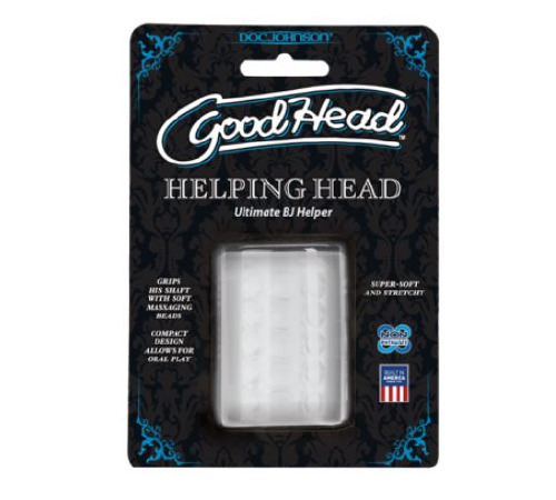 Мастурбатор Doc Johnson GoodHead - Helping Head ULTRASKYN, супер помогалочка для минета