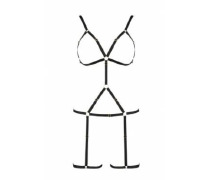 Портупея-стрепи на все тіло INDICA black L/XL - Passion Exclusive