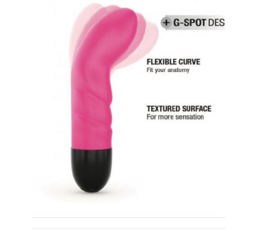 Вибратор Dorcel Expert G 2.0 Magenta для точки G, перезаряжаемый