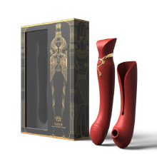 Ультрасовременный Вибромассажер 3 в 1 Zalo Queen, Wine Red                             