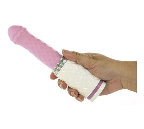 Роскошный вибратор-пульсатор с присоской Pillow Talk - Feisty Thrusting Vibrator Pink