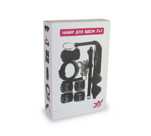 Набор для BDSM 7в1 LY1003 Черный
