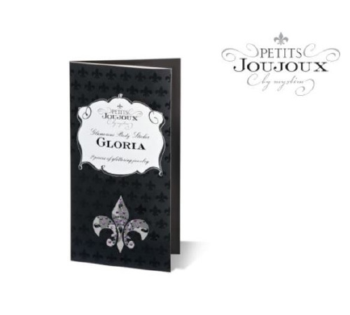 Пэстис из кристаллов Petits Joujoux Gloria set of 2 - Red, украшение на грудь