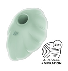 Вакуумный стимулятор с вибрацией Satisfyer Cloud Dancer Mint