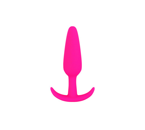 Анальна пробка Velvet Bullet S, оксамитовий силікон, рожевий колір