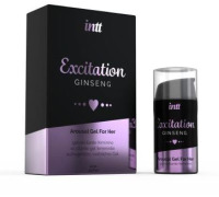 Збуджувальний гель Intt Excitation (15 мл) з екстрактом женьшеню, з ефектом вібрації