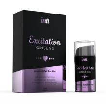 Возбуждающий гель Intt Excitation (15 мл) с экстрактом женьшеня, с эффектом вибрации