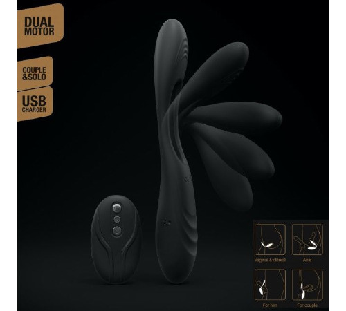 Вібратор для пар Dorcel MULTI JOY з пультом ДК