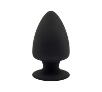 Анальна пробка SilexD (Model 1 size M) двошарова, силікон + Silexpan, діаметр 6,2 см