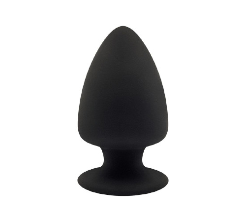 Анальна пробка SilexD (Model 1 size M) двошарова, силікон + Silexpan, діаметр 6,2 см