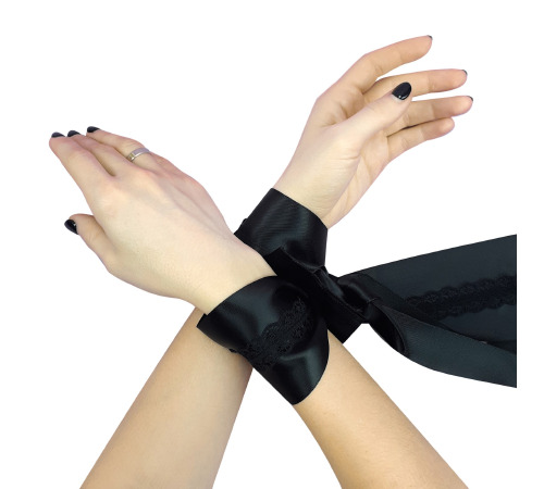 Наручники - NeDlyaSkuki- Silky Sensual Handcuffs - Black