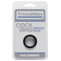 Эрекционное кольцо Doc Johnson Titanmen Tools - Cock Ring - Black