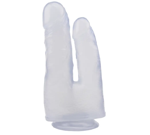 Подвійний фалоімітатор на присосці Chisa Hi-Rubber 7.9