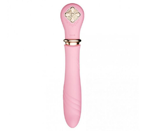 Вібромасажер-пульсатор із підігрівом ZALO DESIRE, Fairy Pink