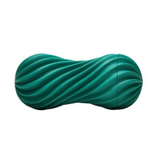 Мастурбатор Tenga FLEX Fizzy Green с изменяемой интенсивностью, можно скручивать, вакуум