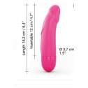 Вибратор Dorcel Real Vibration S Magenta 2.0, диам 3,7см, перезаряжаемый, для точки G