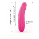 Вибратор Dorcel Real Vibration S Magenta 2.0, диам 3,7см, перезаряжаемый, для точки G