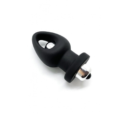 Анальная пробка Wooomy Orny со съемной вибропулей, 1 режим вибрации, диаметр 3,6 см, длина 8,4 см