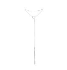 Цепочка для тела Bijoux Indiscrets Magnifique Tickler Pendant Chain - Silver, украшение для тела