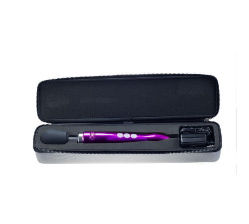 Вибромассажер DOXY Die Cast Purple, очень мощный, питание 220В, металлический корпус