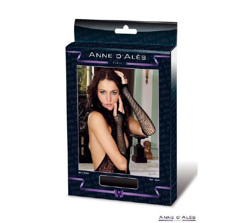 Митенки сетка Anne De Ales Black