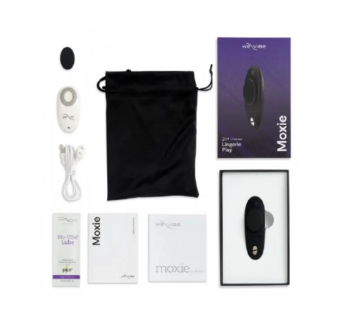 Вібратор в трусики Moxie від We-Vibe з функцією керування телефоном BLACK