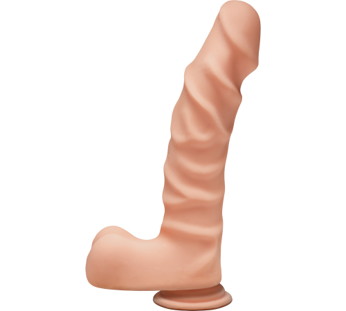 Фаллоимитатор Doc Johnson The D - Ragin D - 9 Inch With Balls - ULTRASKYN - White, диаметр 5,1см