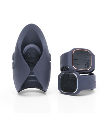 Мастурбатор Hot Octopuss PULSE DUO LUX, пульсация, использование без рук, подходит для пар, 2 пульта