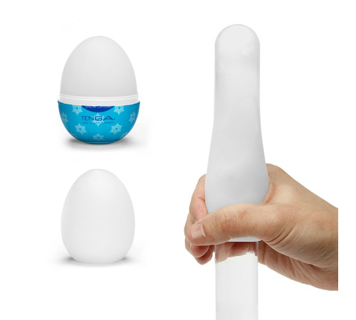 Мастурбатор-яйцо Tenga Egg Snow Crystal с охлаждающим лубрикантом