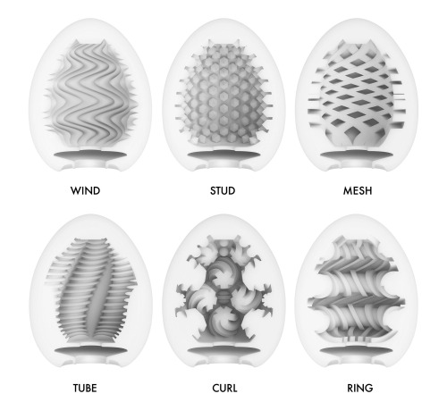 Набор мастурбаторов-яиц Tenga Egg Wonder Pack (6 яиц)