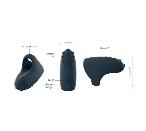 Вібратор на палець Dorcel MAGIC FINGER перезаряджається