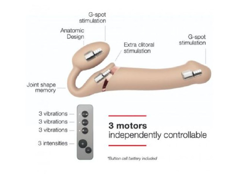 Пополнен ассортимент безремневых страпонов с вибрацией