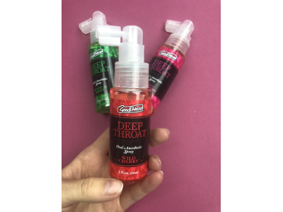 Новинка!!! Оральный спрей с анестетиком DEEP THROAT, 59мл.