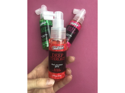Новинка!!! Оральный спрей с анестетиком DEEP THROAT, 59мл.