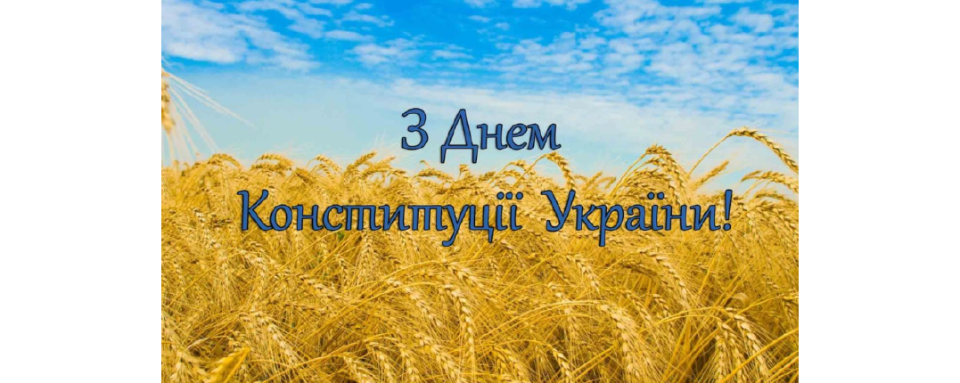 С днем конституции Украины